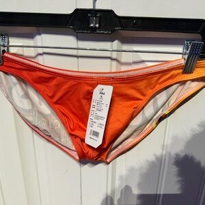 Men's Orange Swim Briefs Delicious
